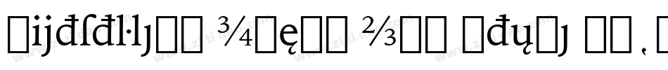 Bitstream Iowan Old Style BT字体转换